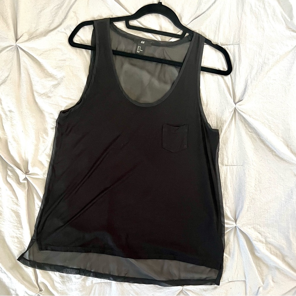 Dressy Black Tank Top